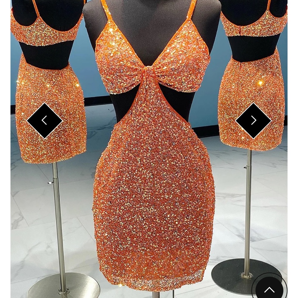 SEQUIN SHORT GLITTER HOMECOMING DRESS